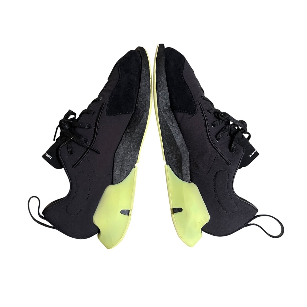 Adidas Y-3 Yohji Yamamoto Orisan Black Frozen Yellow Mens 9.5 Sneakers GZ9138 - Picture 2 of 12